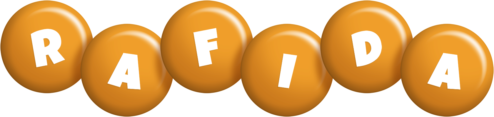 Rafida candy-orange logo