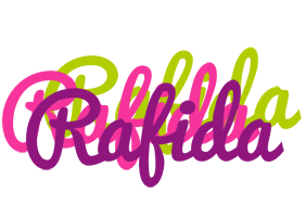 Rafida flowers logo