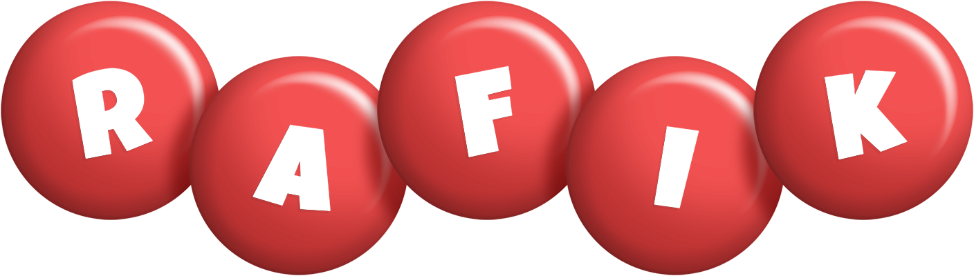 Rafik candy-red logo