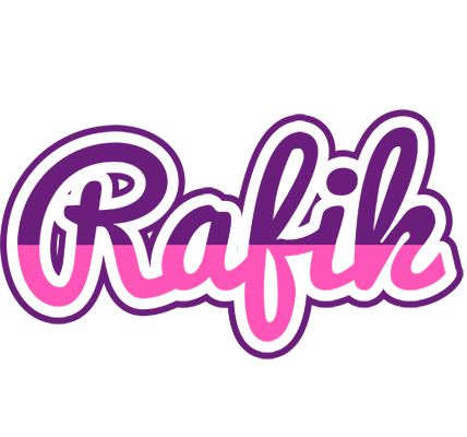 Rafik cheerful logo