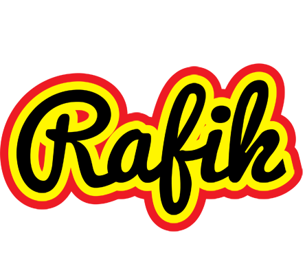 Rafik flaming logo