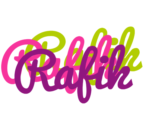 Rafik flowers logo