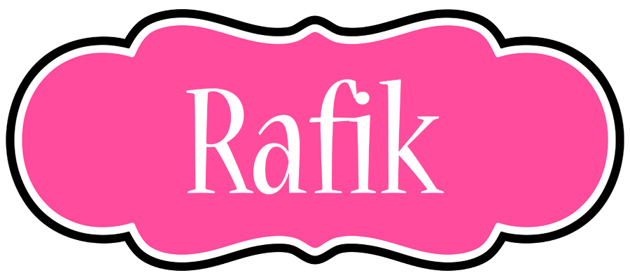 Rafik invitation logo