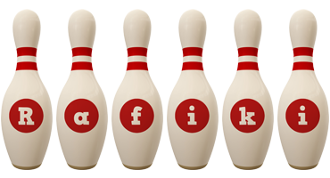 Rafiki bowling-pin logo