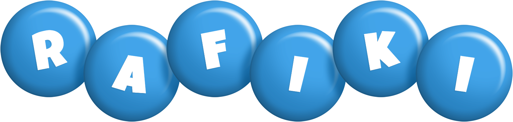 Rafiki candy-blue logo