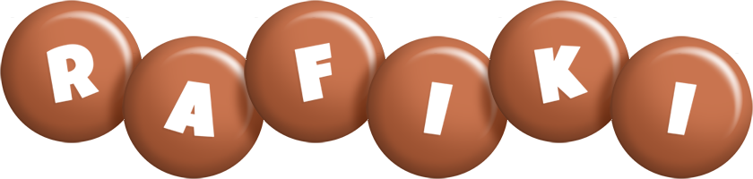 Rafiki candy-brown logo