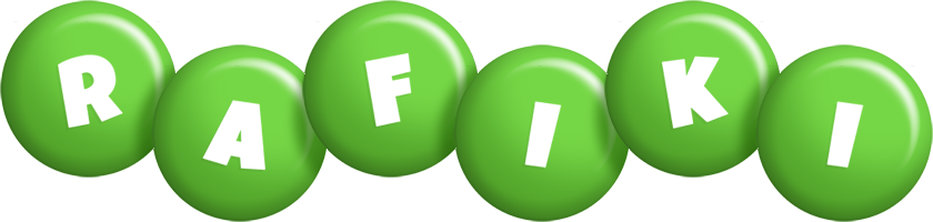 Rafiki candy-green logo