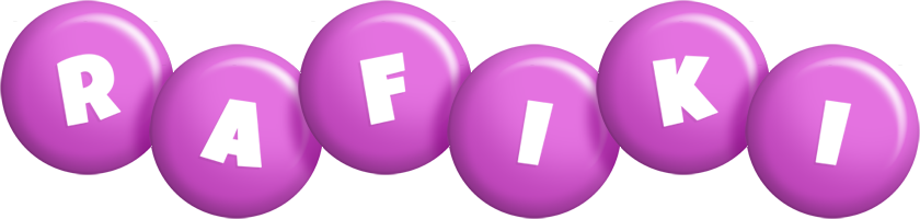 Rafiki candy-purple logo