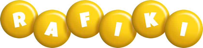 Rafiki candy-yellow logo