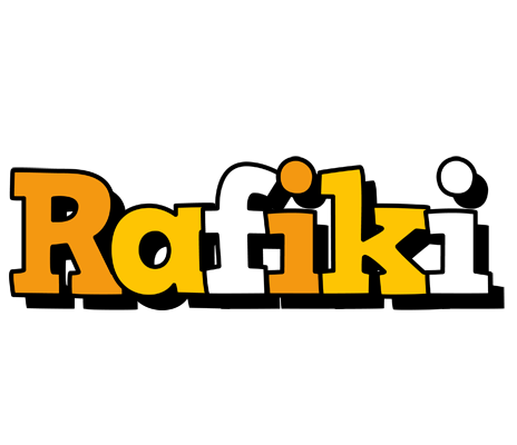 Rafiki cartoon logo