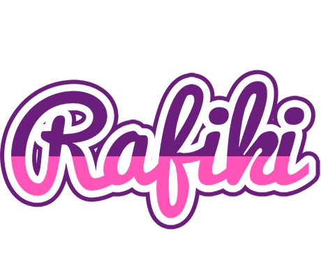 Rafiki cheerful logo