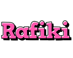 Rafiki girlish logo