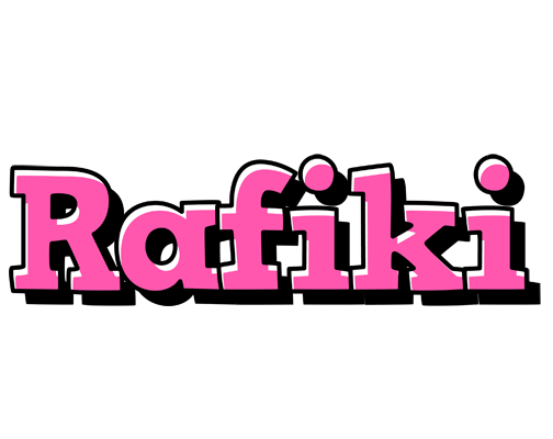 Rafiki girlish logo