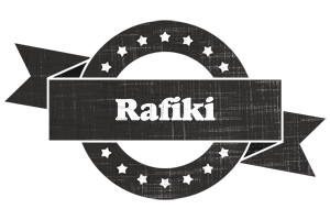 Rafiki grunge logo