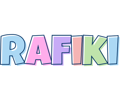 Rafiki pastel logo