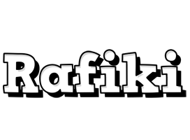 Rafiki snowing logo