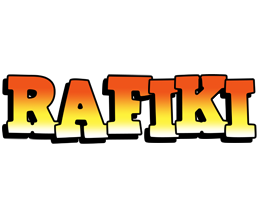 Rafiki sunset logo