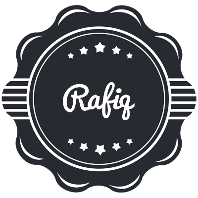 Rafiq badge logo