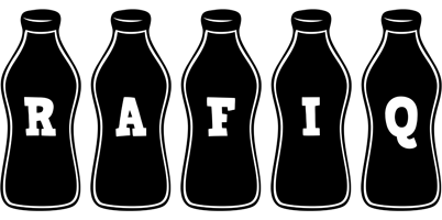 Rafiq bottle logo