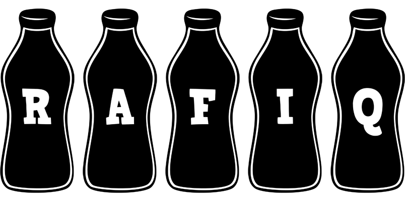 Rafiq bottle logo