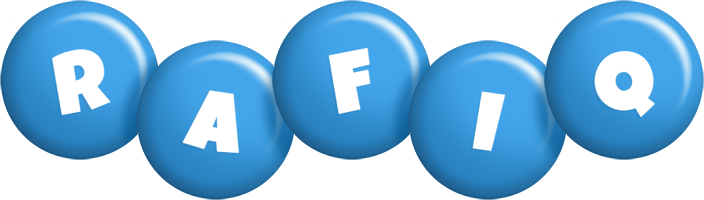 Rafiq candy-blue logo