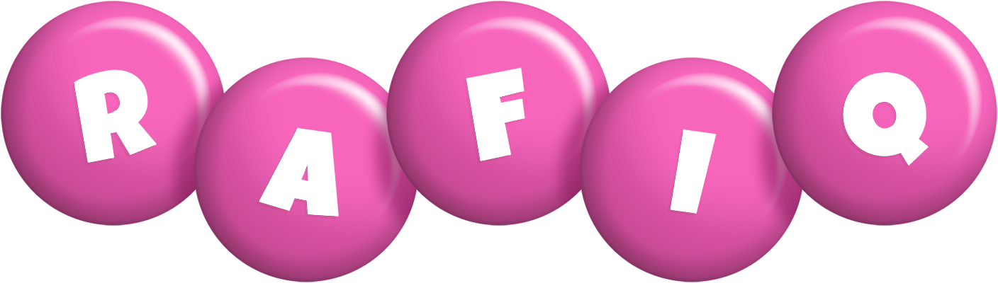 Rafiq candy-pink logo