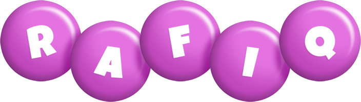 Rafiq candy-purple logo