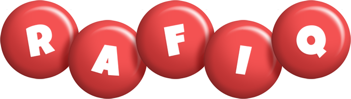 Rafiq candy-red logo