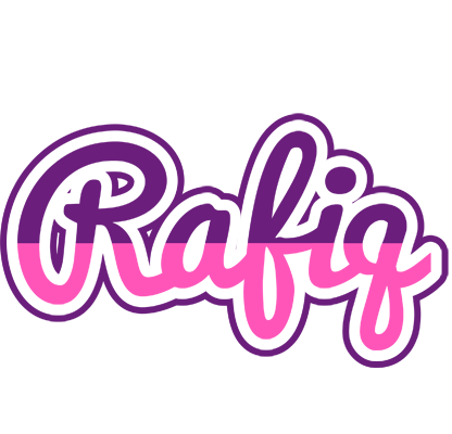 Rafiq cheerful logo