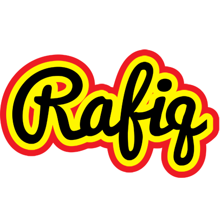 Rafiq flaming logo