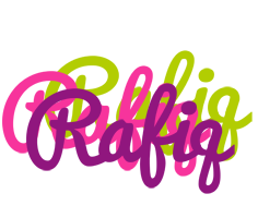 Rafiq flowers logo