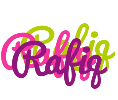 Rafiq flowers logo