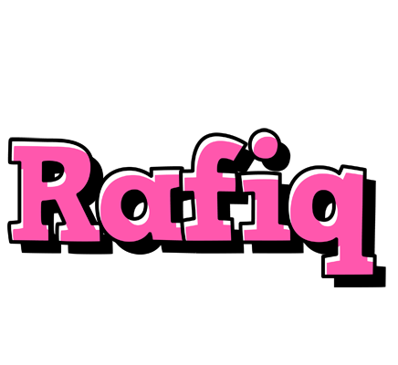 Rafiq girlish logo