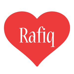 Rafiq love logo