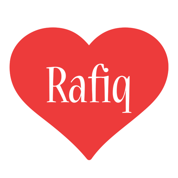 Rafiq love logo