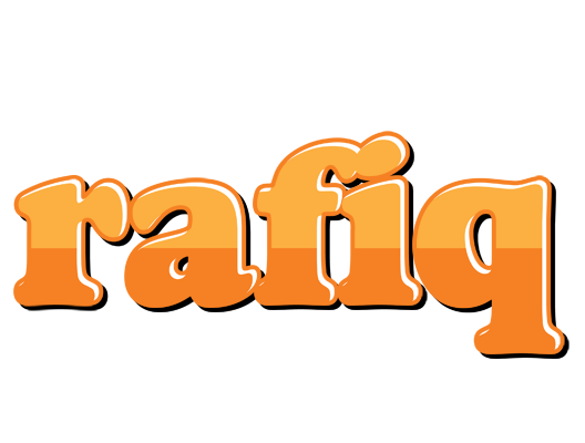 Rafiq orange logo