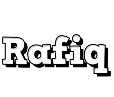 Rafiq snowing logo