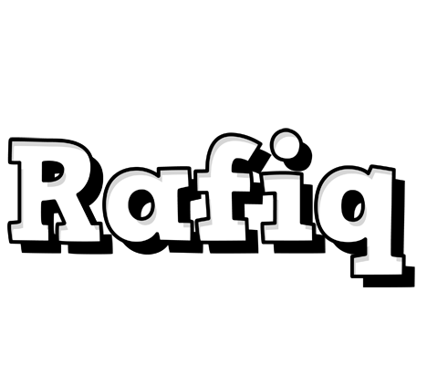 Rafiq snowing logo