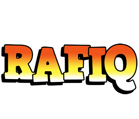 Rafiq sunset logo