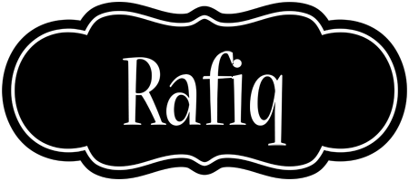 Rafiq welcome logo