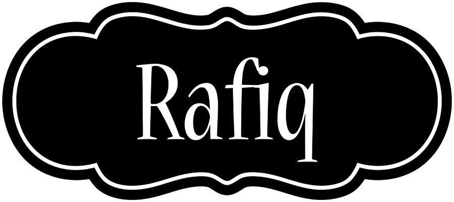 Rafiq welcome logo
