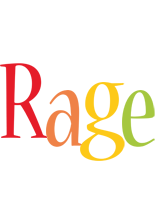 Rage birthday logo