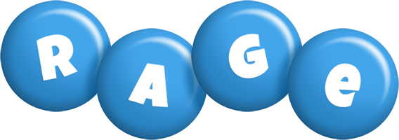 Rage candy-blue logo