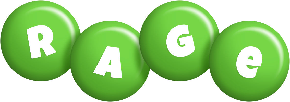 Rage candy-green logo