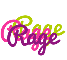 Rage flowers logo