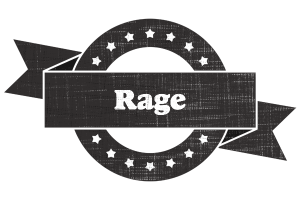 Rage grunge logo