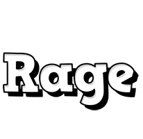 Rage snowing logo
