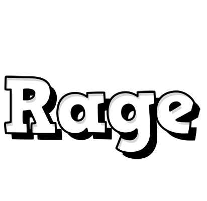 Rage snowing logo