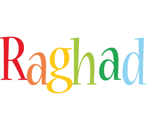 Raghad birthday logo
