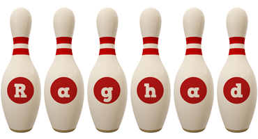 Raghad bowling-pin logo